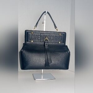 Lightly Used LOVE MOSCHINO Tassel Tote Bag Vegan Leather